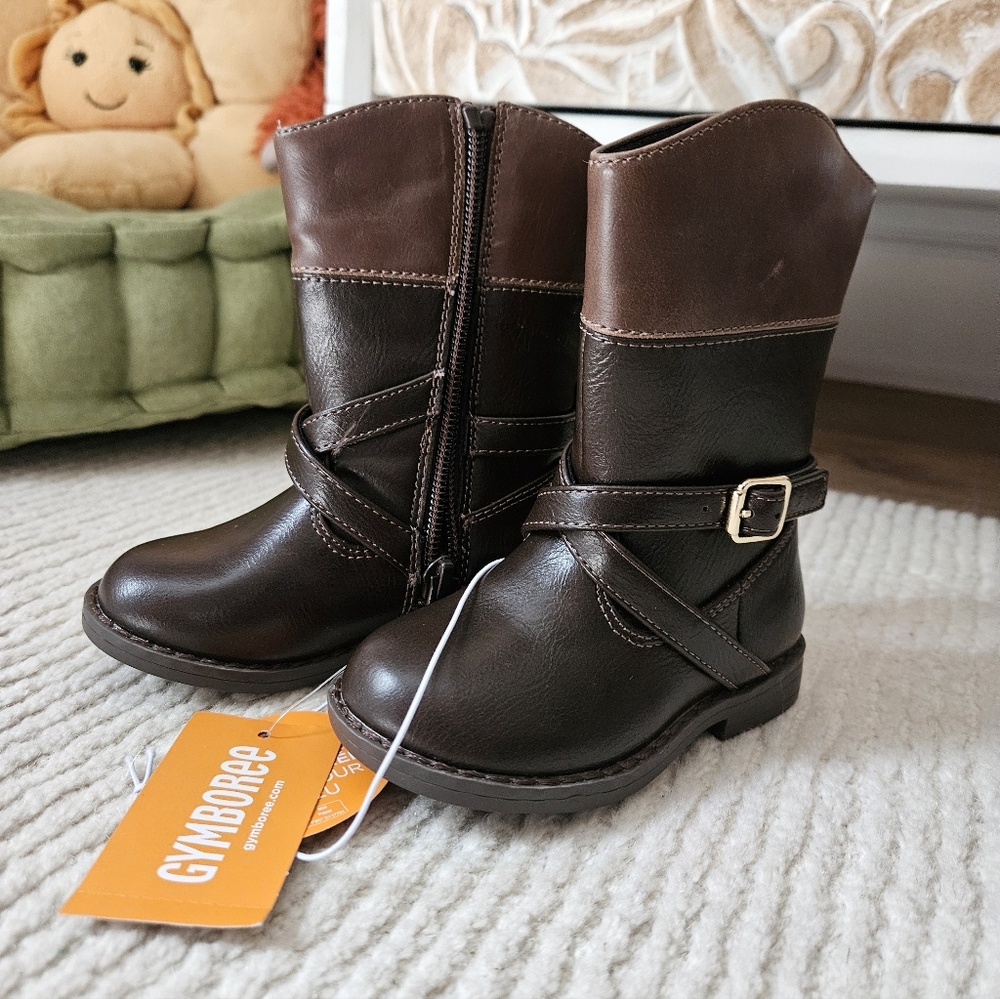 Gymboree Brown Toddler Girl Boots Size 5T - Picture 4 of 4